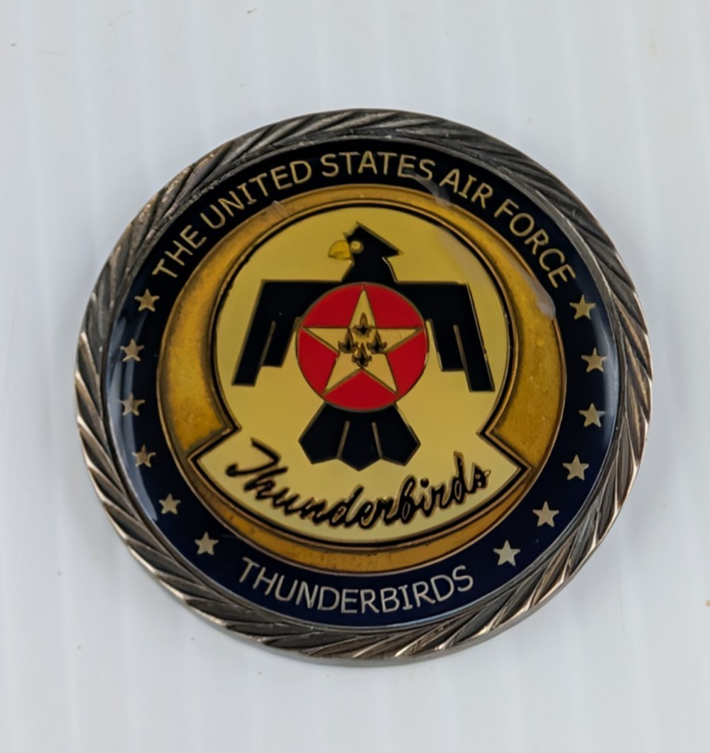 US Air Force Thunderbirds Line Chief Medal Coin Rare